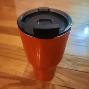 RTIC Orange Travel 20oz Tumbler with Black Lid
